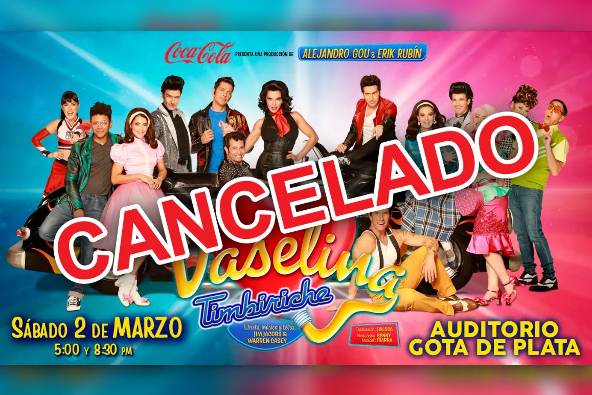 ¡Cancelado! El musical Vaselina Timbiriche no llegará a Pachuca