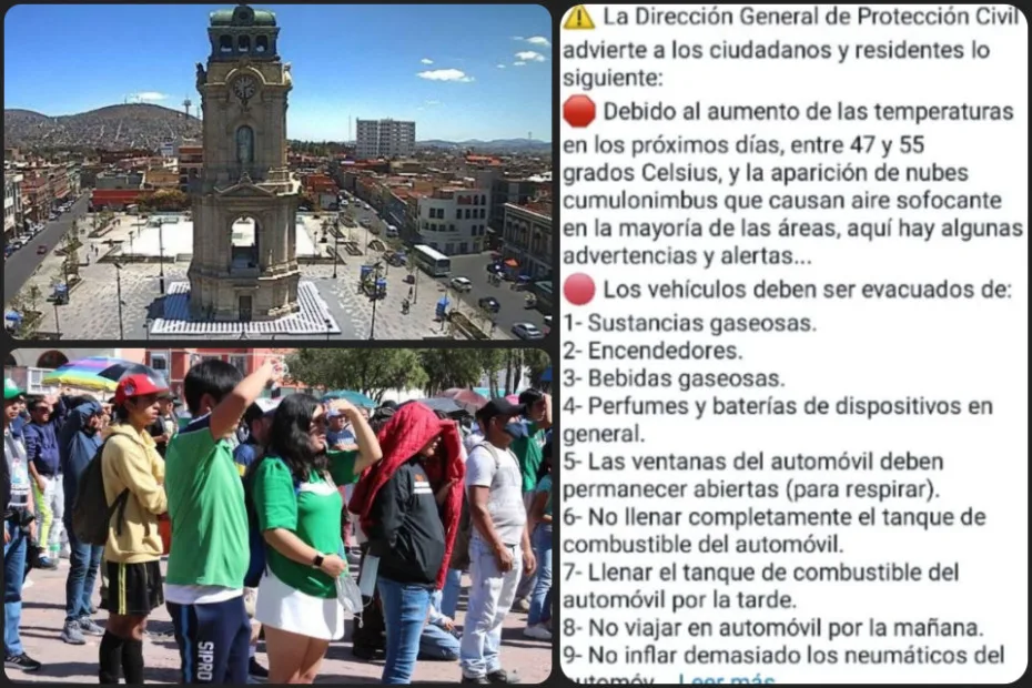 ¿Habrá temperaturas infernales en Hidalgo? Protección Civil desmiente mensaje difundido en redes