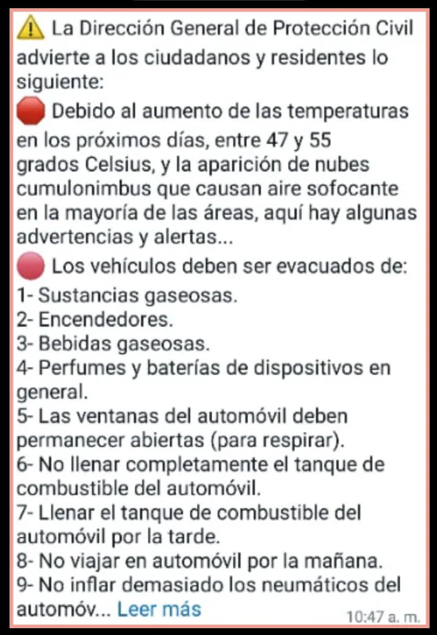 ¿Habrá temperaturas infernales en Hidalgo? Protección Civil desmiente mensaje difundido en redes