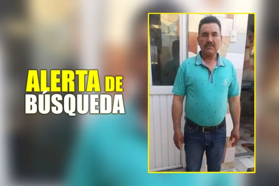 Activan alerta de búsqueda en favor de Julio Serrano, visto por última vez en Pachuca