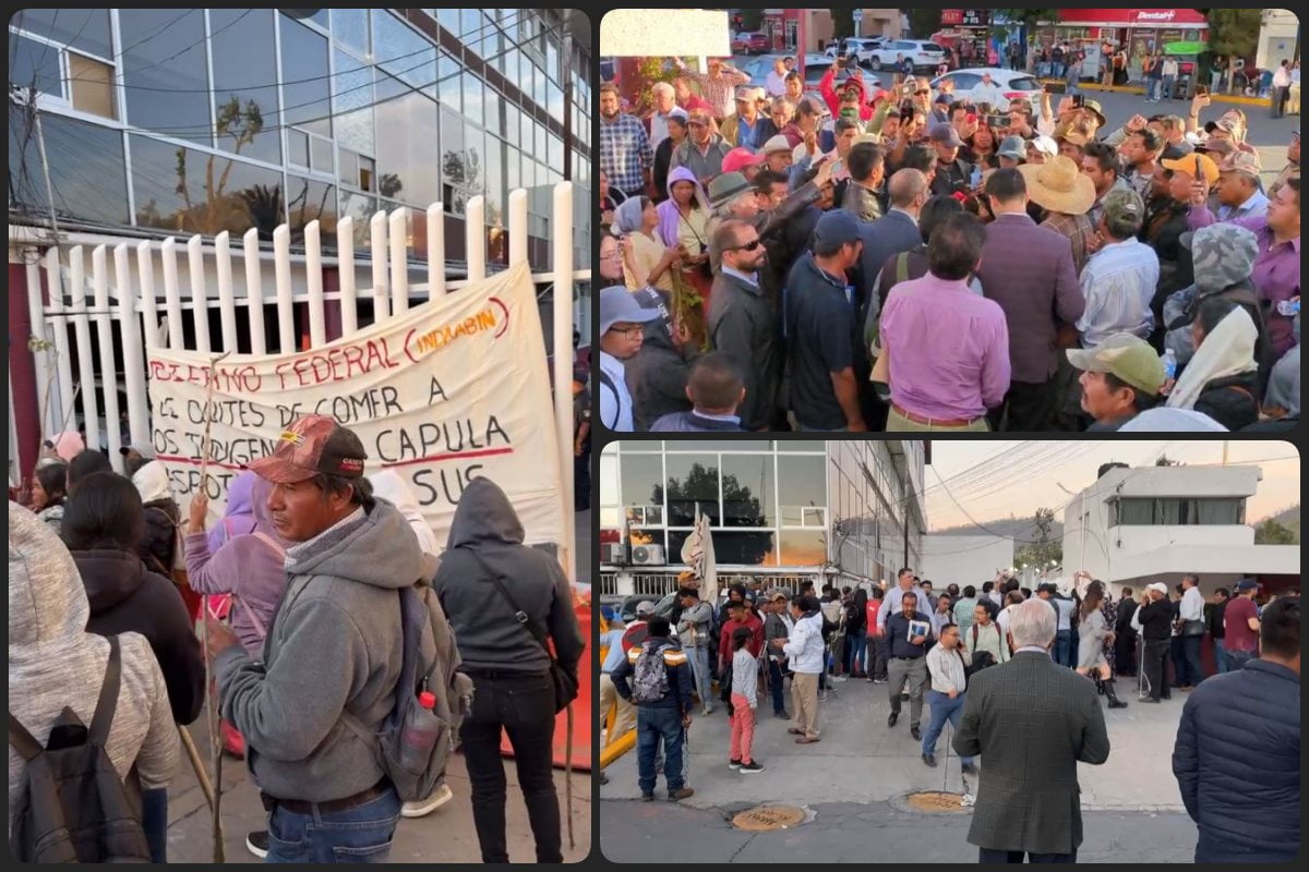 Trabajadores estuvieron encerrados más de 9 horas en el edificio de gobierno de plaza Juárez