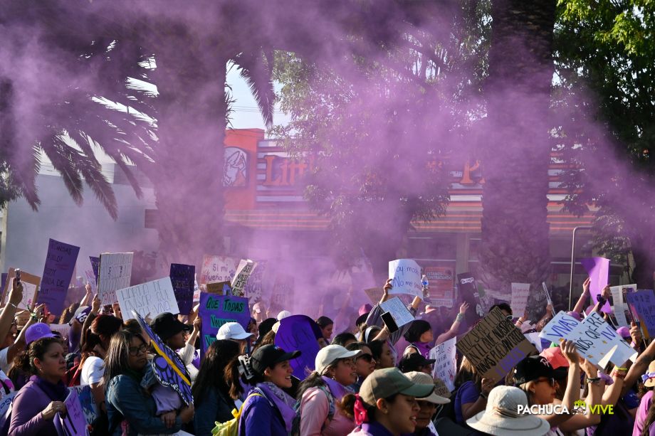 ¡Miles! Así se vivió la marcha 8M en Pachuca | Fotos y video