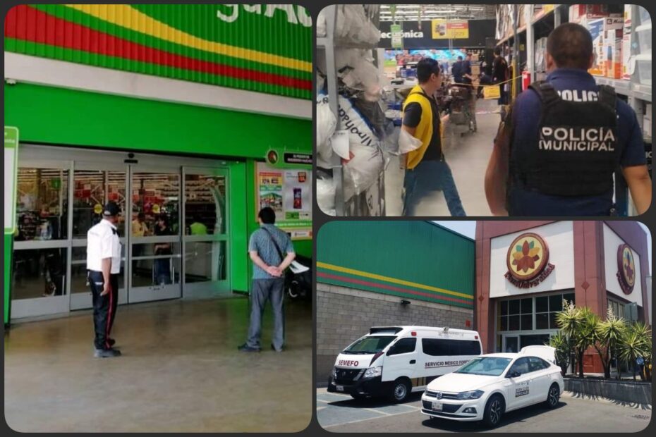 ¡Incidente fatal en centro comercial! Hombre se quita la vida frente a testigos en Aurrera de Mineral de la Reforma