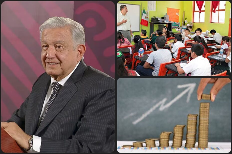 ¡Regalo del Día del Maestro! El presidente AMLO anuncia aumento salarial al magisterio