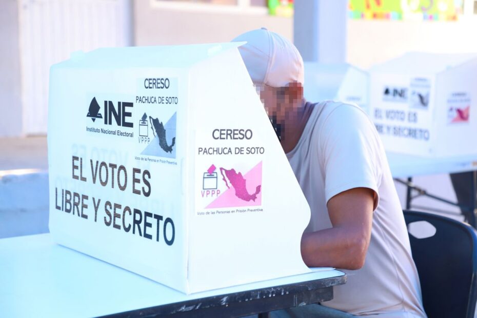 Elecciones 2024: Realizan primera jornada de votación anticipada en Ceresos de Hidalgo