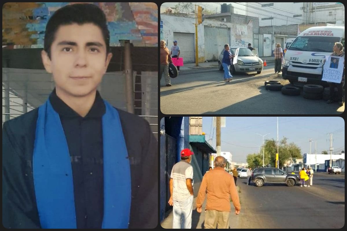 Bloquean bulevar de Pachuca en manifestación por joven atropellado a causa de semáforos inservibles