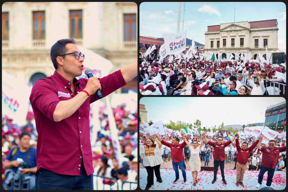 Elecciones 2024: Realiza Jorge Reyes cierre de campaña ante una multitud en Pachuca