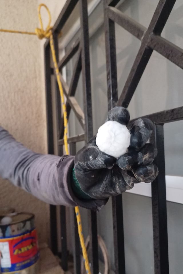 ¡Gigantes! Cae granizo casi del tamaño de pelotas de beisbol en Pachuca | FOTOS