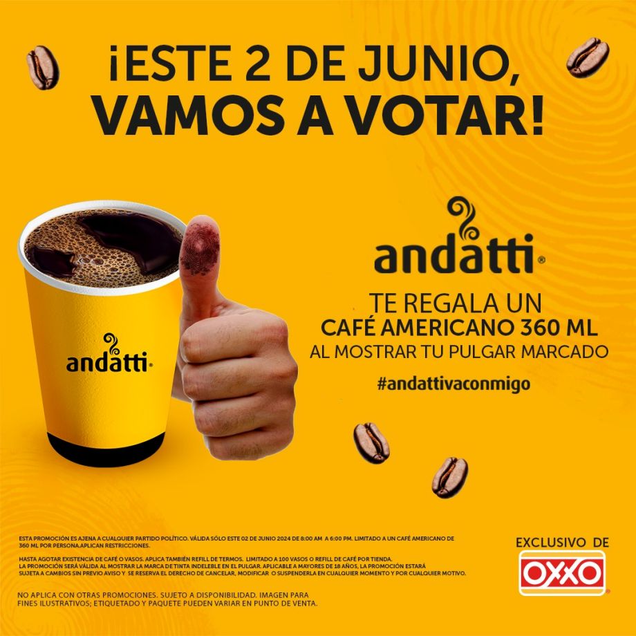 Elecciones 2024: café gratis y promos de cine para quienes voten el 2 de junio