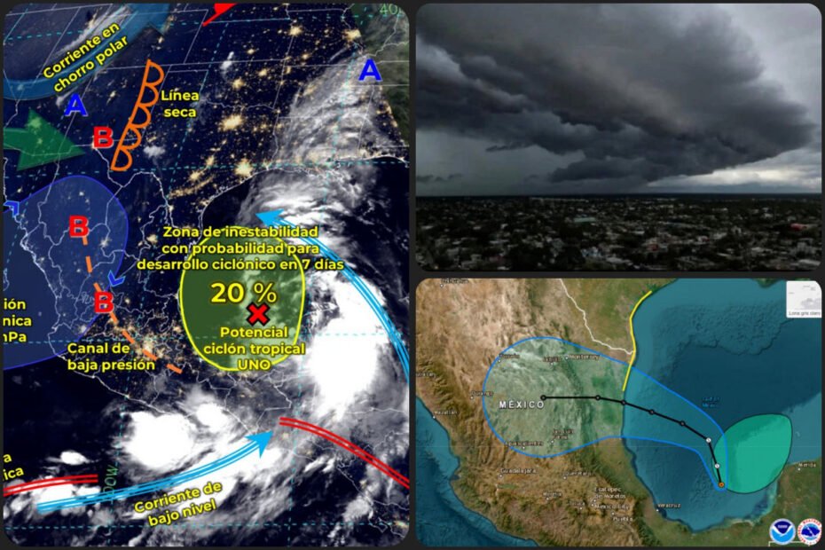 ¡Alerta meteorológica! Ciclón Tropical Uno afectará a Hidalgo con lluvias fuertes