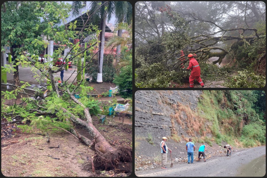 Paso de Tormenta Alberto dejó algunos derrumbes y estragos en Hidalgo