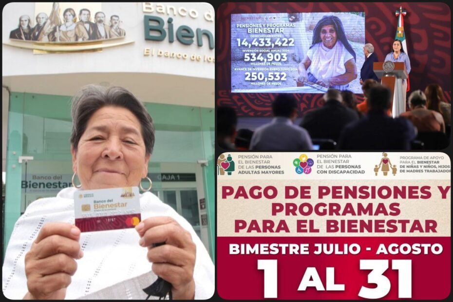 Confirman fechas para el pago de 6 mil pesos de la Pensión Bienestar