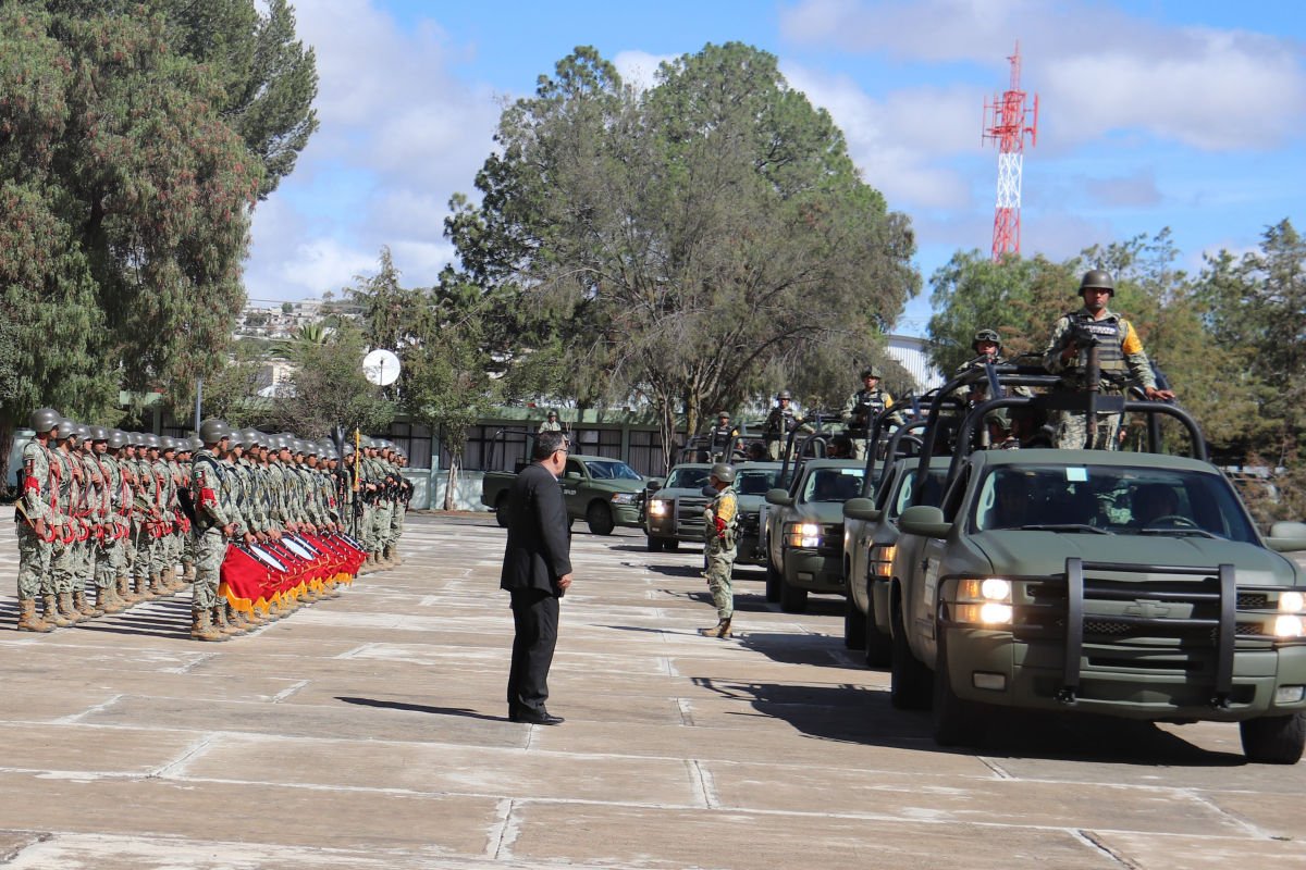 Llega a Hidalgo regimiento militar de Oaxaca para apoyar en Plan DNIII y vigilancia de ductos