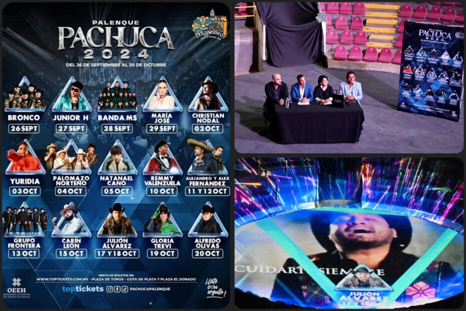 ¡Oficial! Palenque de la Feria Pachuca 2024: cartel y precios