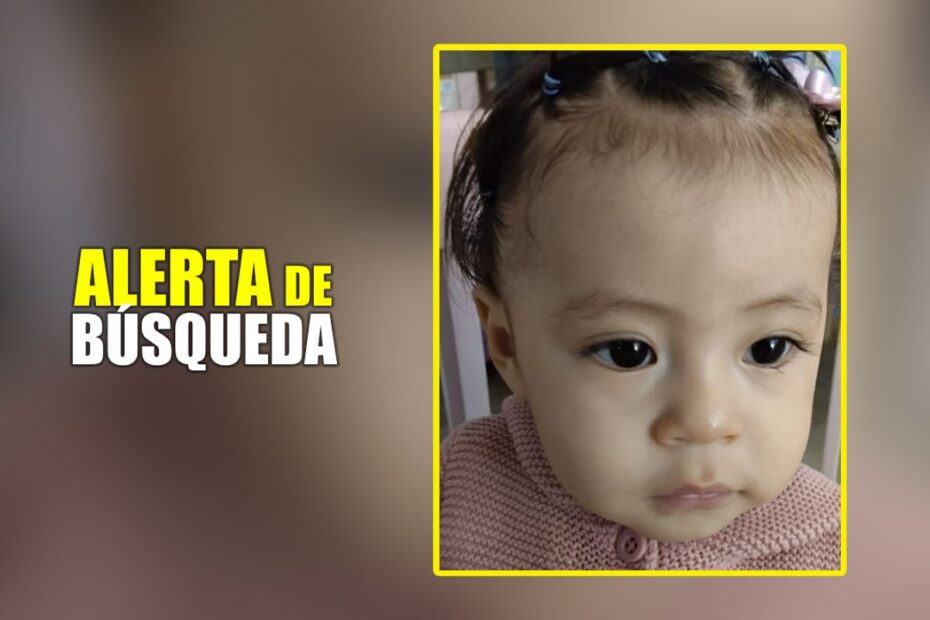 Piden ayuda para localizar a familiares de esta pequeña de 10 meses, hallada en Mineral de la Reforma