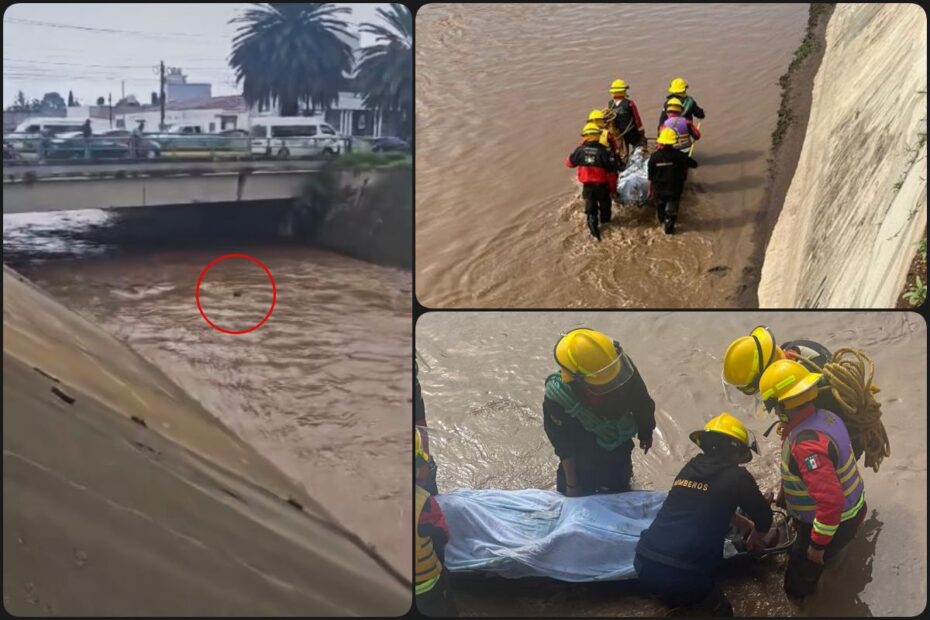 Localizan cadáver de persona que fue captada luchando por su vida en río de Tulancingo