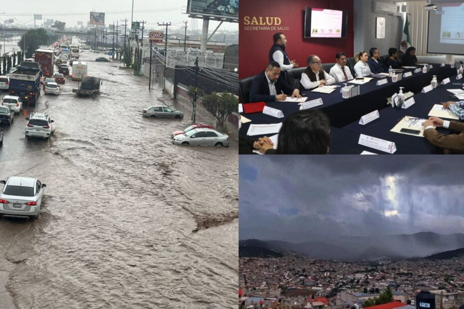 Autoridades de Hidalgo se reúnen para evaluar impactos en la salud por fenómenos meteorológicos