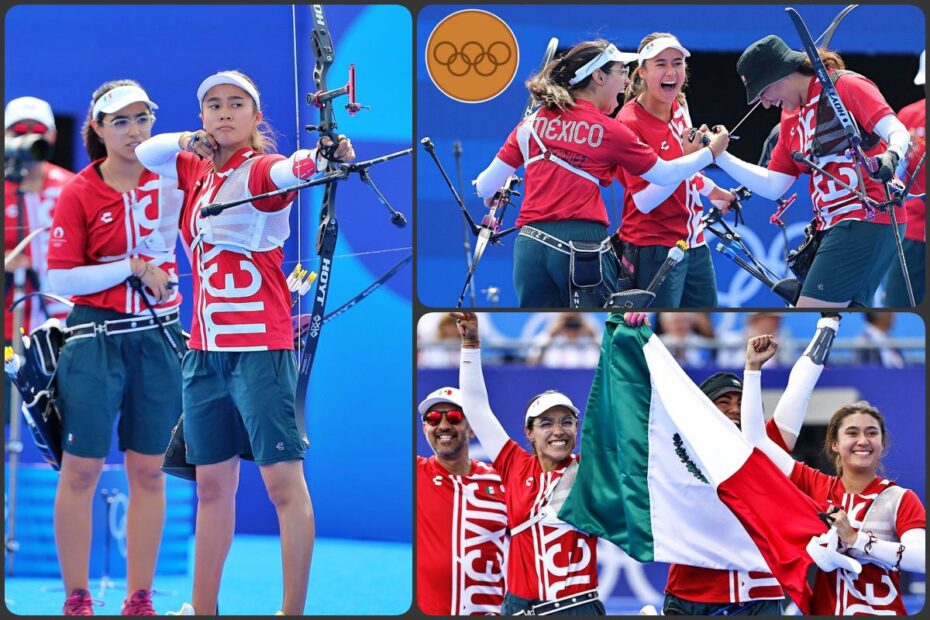 ¡Medalla para México! El equipo femenil de tiro con arco obtiene el bronce en París 2024 | VIDEO