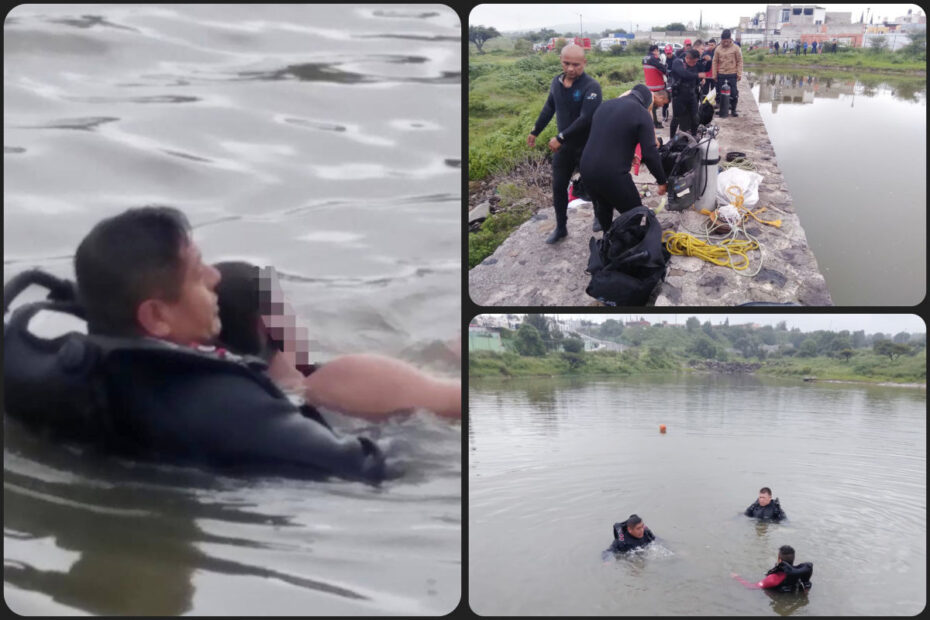 Rescatan cuerpo sin vida de joven que cayó a una represa en Hidalgo