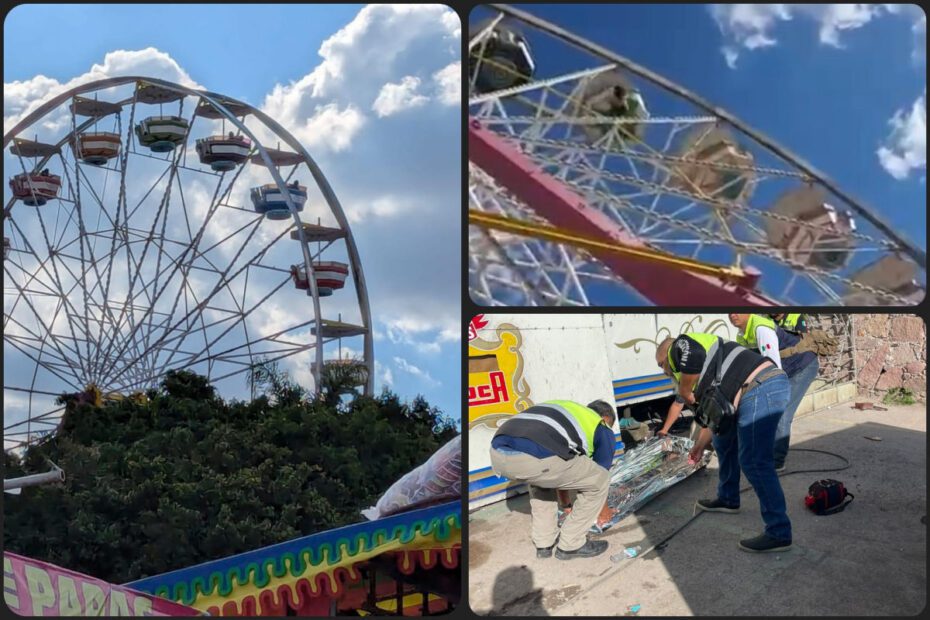 Tragedia en la Fenapo: mujer cae de la rueda de la fortuna y pierde la vida