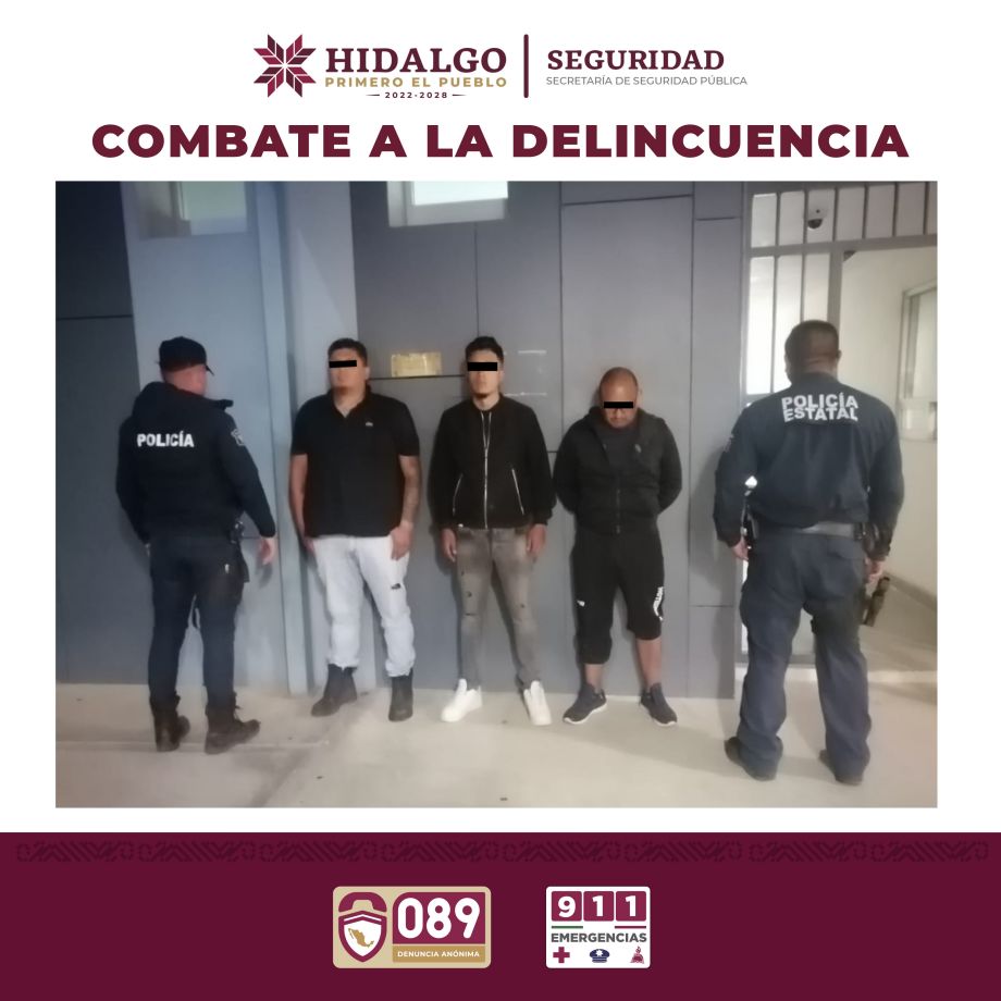 Desarticulan banda dedicada al robo de autopartes en Pachuca