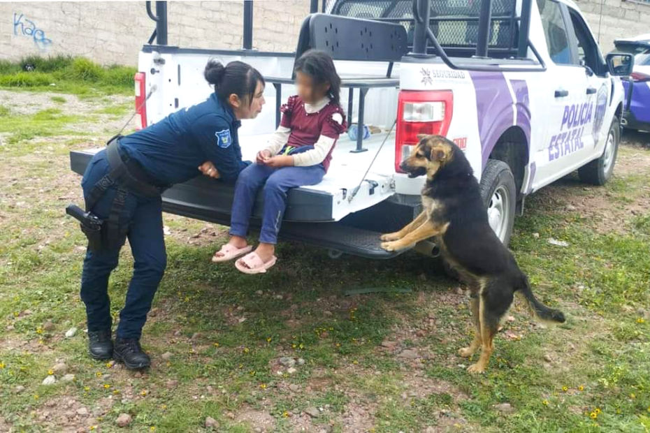 ¡Lamentable! Una pequeña era maltratada por su propia madre en Pachuca; Policía Violeta la rescata