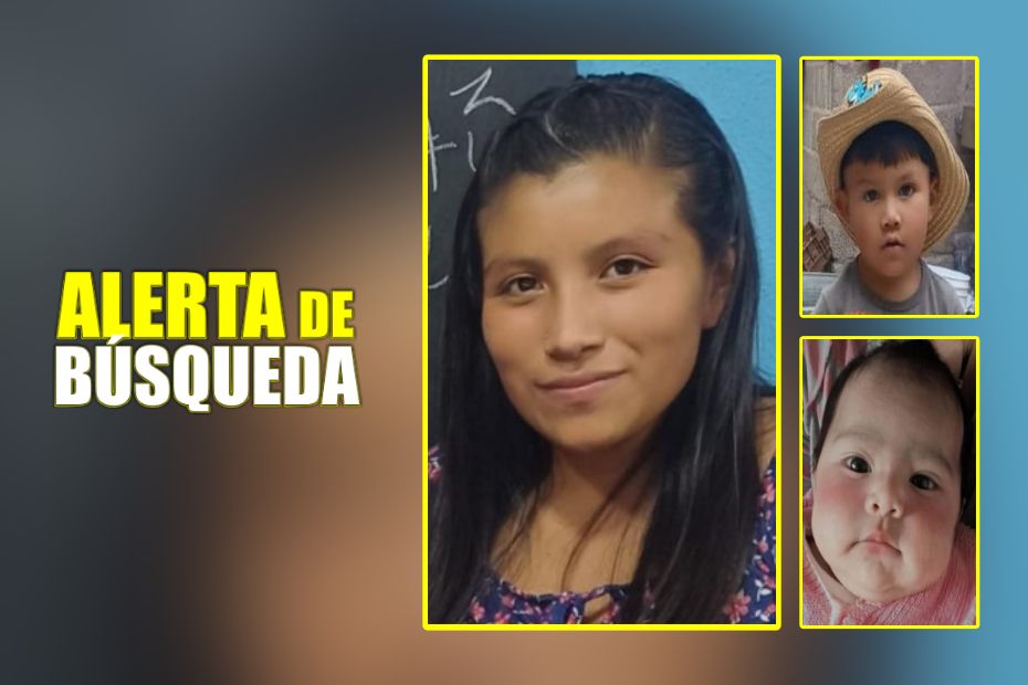 Desaparece joven mujer con sus pequeños hijos en Tizayuca; piden apoyo para encontrarlos