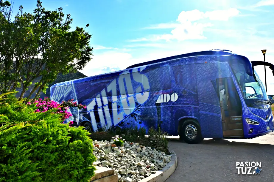 Así es la nueva imagen del autobús oficial de los Tuzos de Pachuca | Fotos y video