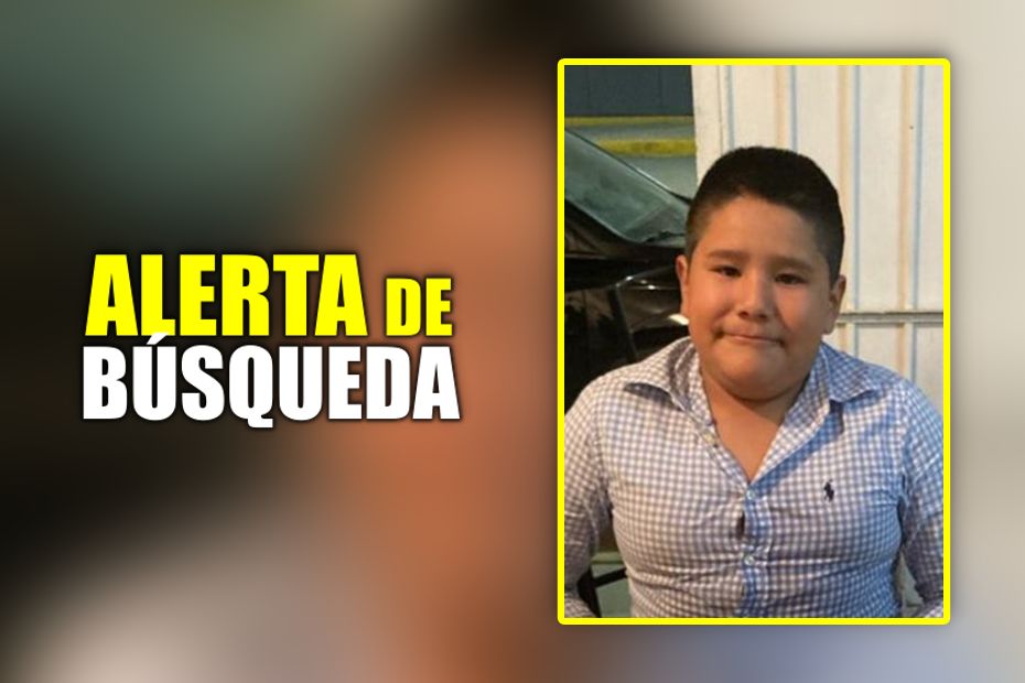 Hirving tiene 10 años de edad y desapareció en Pachuca; piden ayuda para encontrarlo