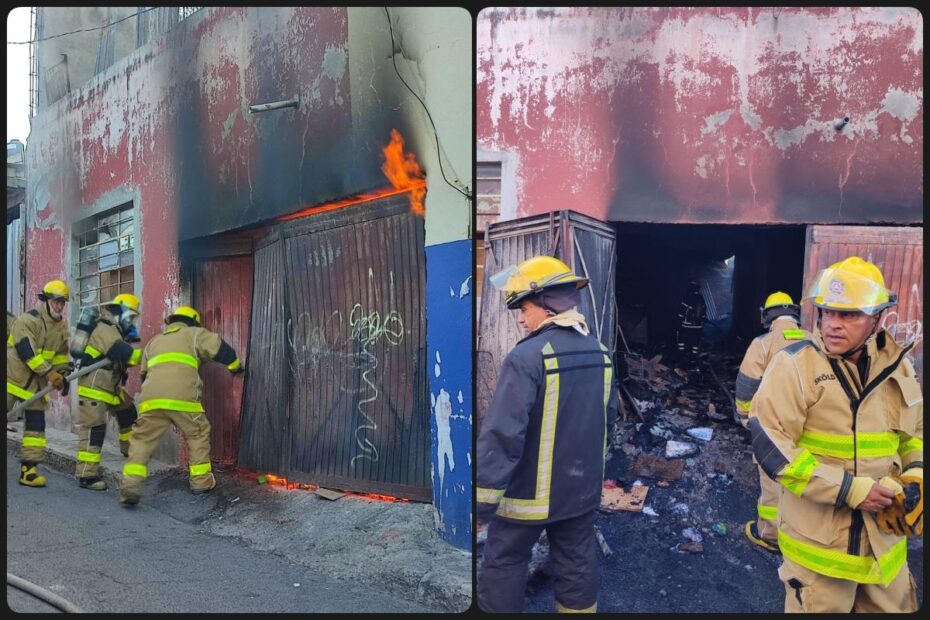 ¡Fuego! Vivienda es consumida por las llamas en Pachuca