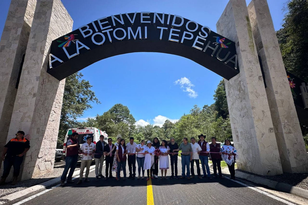 La región Otomí-Tepehua ya tiene su arco de bienvenida, y es monumental