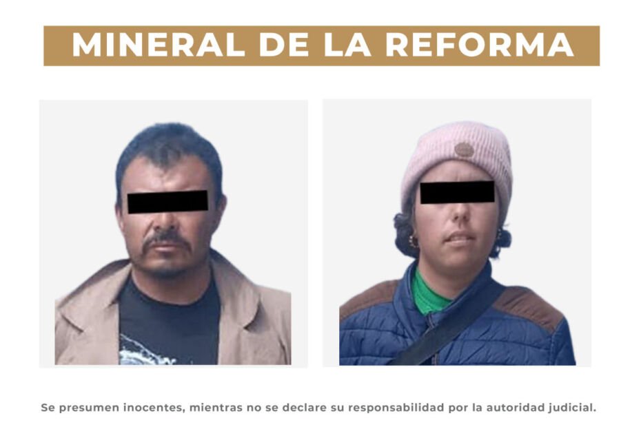 Dos personas detenidas en Mineral de la Reforma por delitos contra la salud