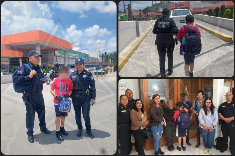 Niño reportado como desaparecido es localizado en plaza comercial de Pachuca