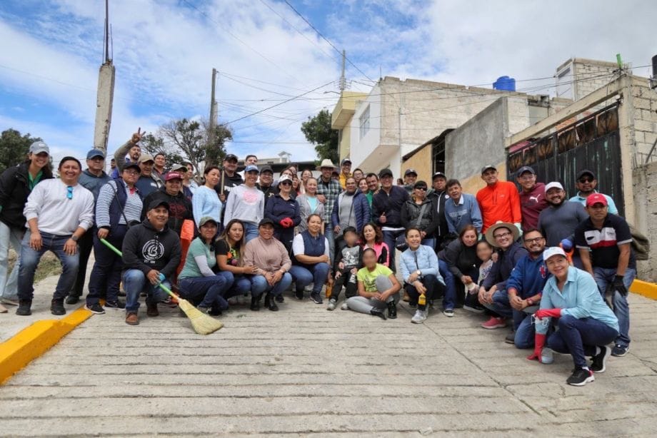 La 'Faena por la Transformación' llegó a uno de los barrios altos de Pachuca