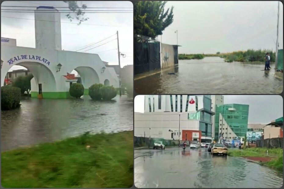 Otro aguacero deja estragos en Pachuca y Mineral de la Reforma | Videos