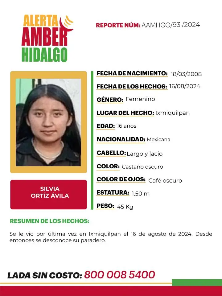 Activan Alerta AMBER por dos menores desaparecidos en Hidalgo; piden ayuda para localizarlos