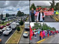 Manifestantes colapsan el sur de Pachuca durante segundo informe del gobernador