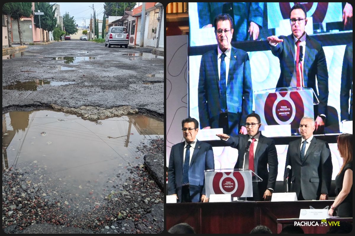 Rescate urgente de calles de Pachuca, prioridad con millonaria inversión en inicio de Jorge Reyes como alcalde