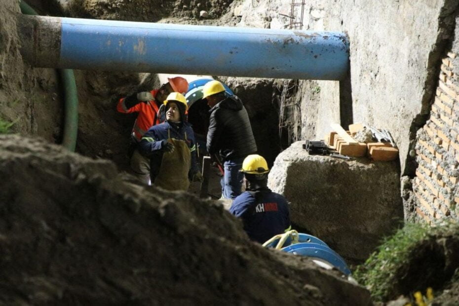 Afectaciones en el tránsito vehicular por trabajos de Caasim en acceso al Corredor de la Montaña