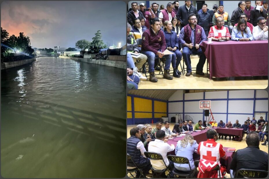 Comité de Emergencias sesiona ante posibles desastres por las lluvias en Hidalgo