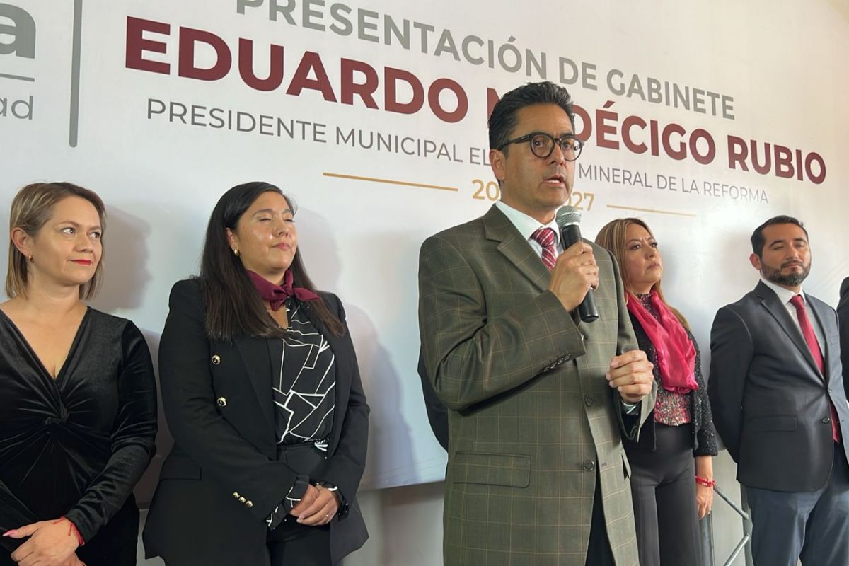 Alcalde electo de Mineral de la Reforma presenta su gabinete