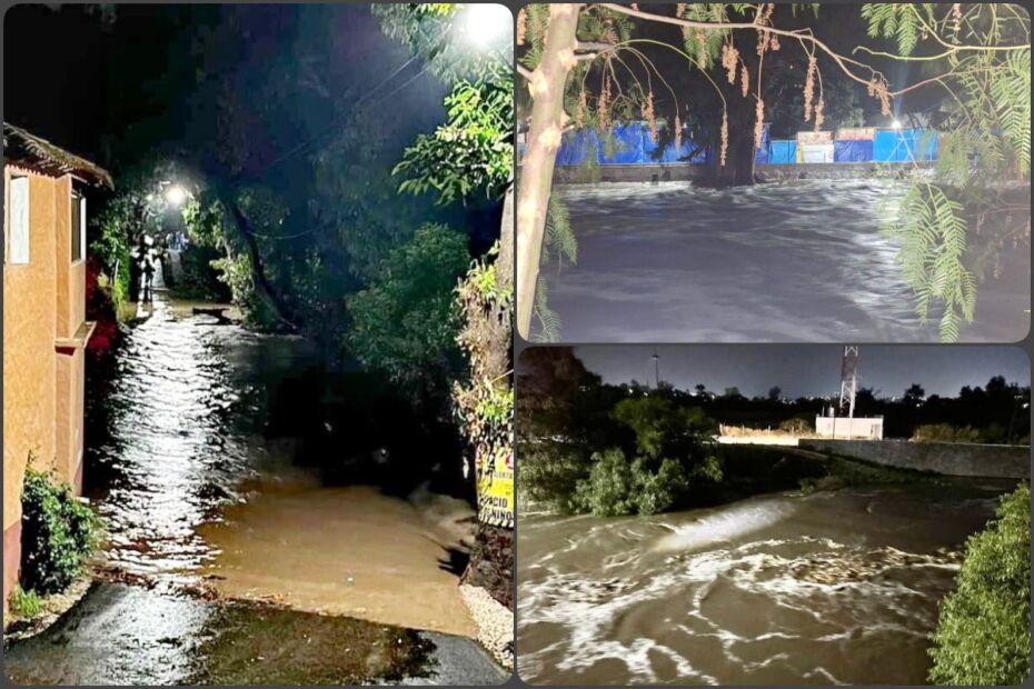 Alerta máxima en Tula-Tepeji y Valle del Mezquital por riesgo de desbordamientos; habilitan refugios temporales