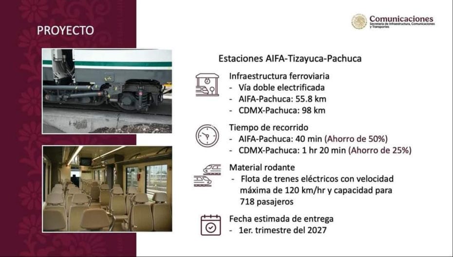 Comienza proyecto ferroviario México-Pachuca; serán trenes eléctricos de 718 pasajeros