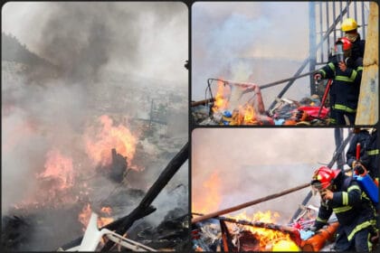 Arde vivienda en colonia de Pachuca; Bomberos llegan al rescate