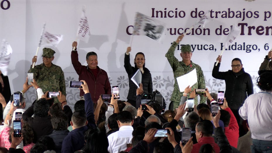 Comienza proyecto ferroviario México-Pachuca; serán trenes eléctricos de 718 pasajeros