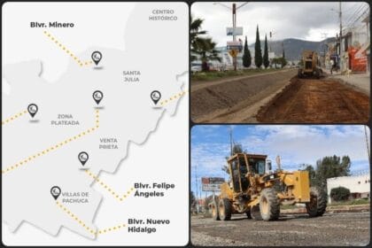 Estas son las vialidades de Pachuca en obras de rehabilitación; son más de 588 mdp de inversión