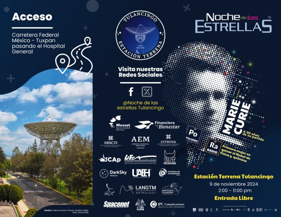 La icónica Estación Terrena de Tulancingo abrirá sus puertas para el evento Noche de las Estrellas