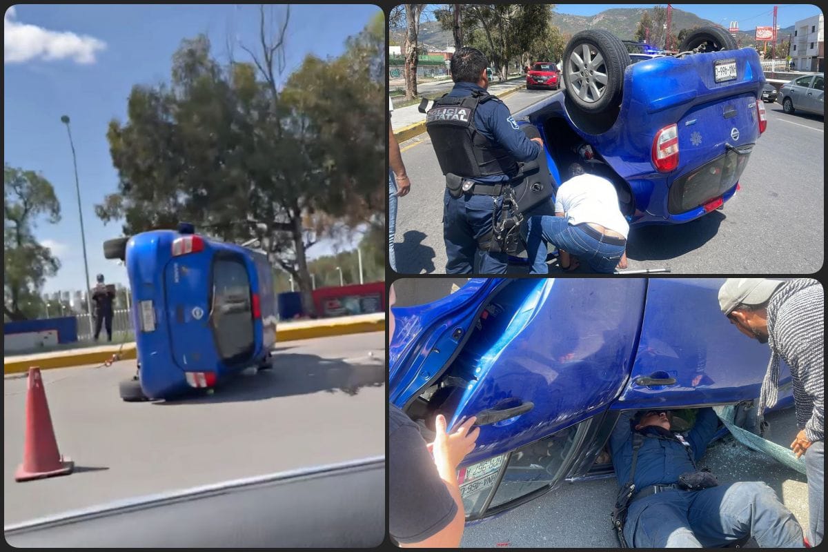 Nueva volcadura en accidentada zona del Río de las Avenidas; dos personas resultaron lesionadas