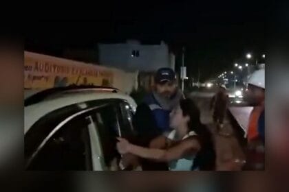 "¡Me vale v...!" Exhiben a mujer que protagonizó incidente de tránsito en la Pachuca-Sahagún | VIDEO