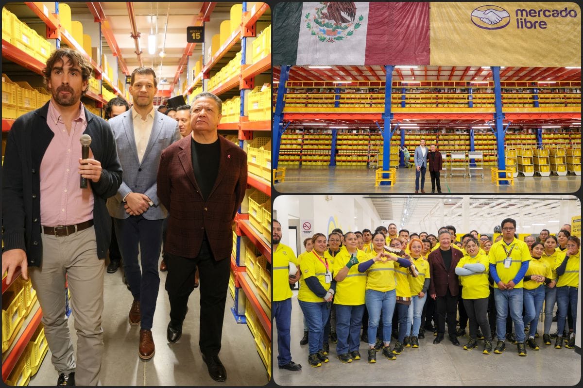 Llega Mercado Libre a Hidalgo: inauguran el primero de tres centros de distribución que tendrá en la entidad